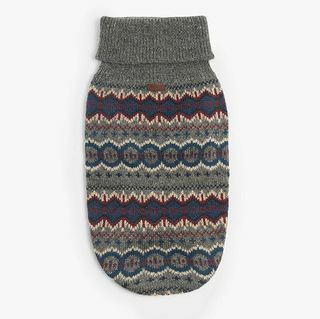 Barbour Fairisle psí svetr, šedý, malý