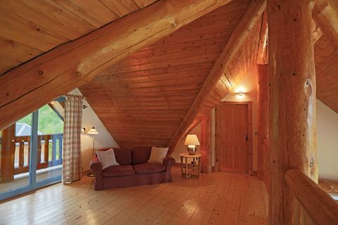 Aspen Lodge je rustikální útočiště ve skotské vysočině