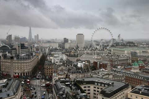 Obecné pohledy na panorama Londýna