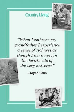 "Když přijmu svého dědečka, zažiji pocit bohatství, jako bych byl poznámkou v úderech srdce celého vesmíru" - Tayeb Salih