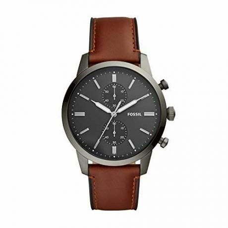 Pánské hodinky Townsman Quartz z nerezové oceli a kůže s chronografem