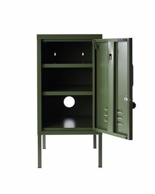 Hořčičně vyrobená Shorty Olive Green Storage Locker