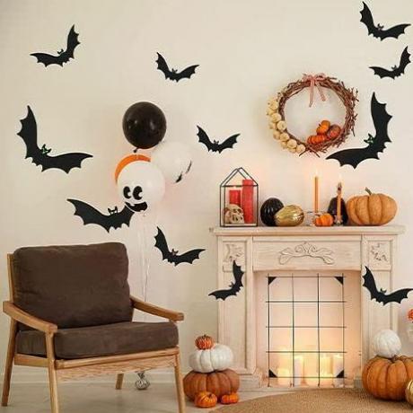  Závěsné netopýři Halloween dekorace