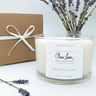 3 Wick Jumbo Candle - Anglická hruška a koření