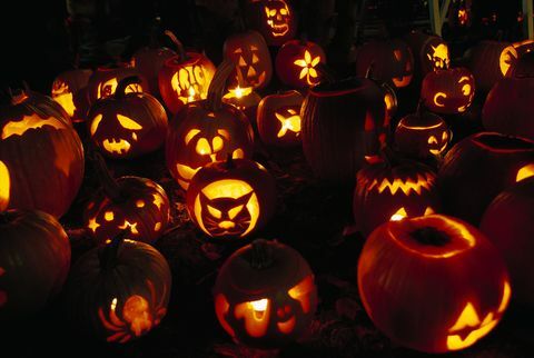 halloween festival hallowe'en na zelené louce vesnice drahý michigan
