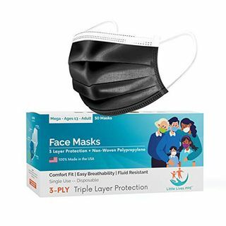 Jednovrstvé masky se 3 vrstvami (50 balení)