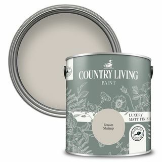 Country Living Emulsion Paint Brown Krevety