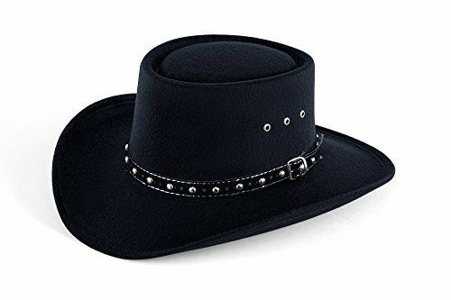 Černý kovbojský klobouk