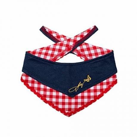 Džínovina & Gingham Print Bandana 