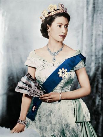 anglická královna Alžběta II