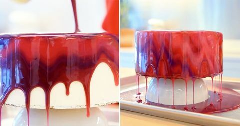 Jak si vyrobit Zrcadlový glazurový dort