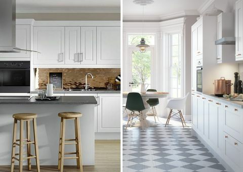 10 barev kuchyně, které přitahují kupce domů bílá