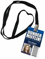 Pam Halpert Dunder Mifflin Inc. ID odznak 