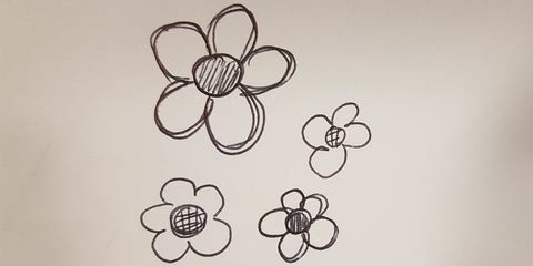 květinový doodle
