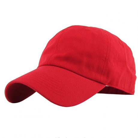 Červená baseballová čepice