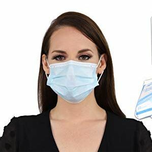 Jednorázové lékařské obličejové masky se 4 vrstvami (50 balení)