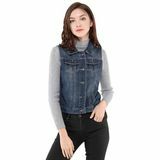 Bunda Denim Vest Jacket 