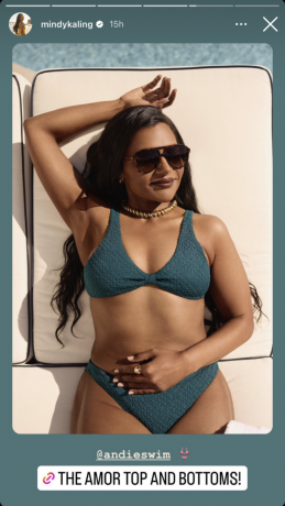 mindy kaling vzácné bikiny foto instagram celebrity