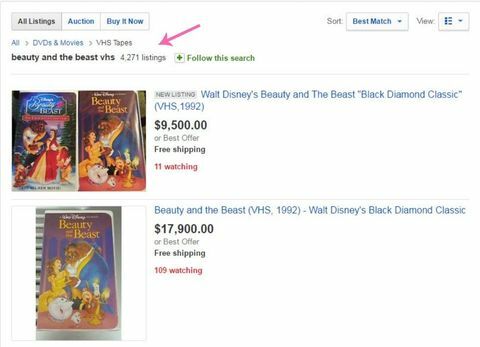 Tady je to, co vaše Disney VHS pásky opravdu stojí za to