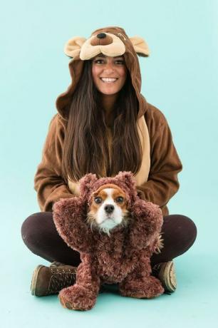 kostýmy medvídek se psem