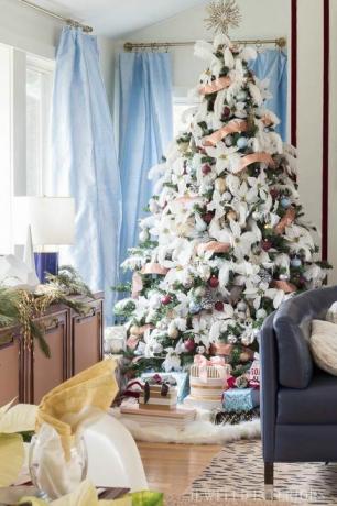 vánoční stromeček zdobení myšlenky peří