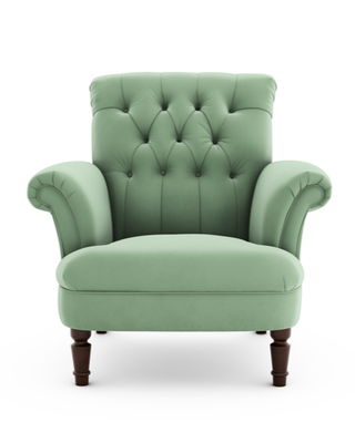 Křeslo Country Living Tarland Sage Velvet Accent