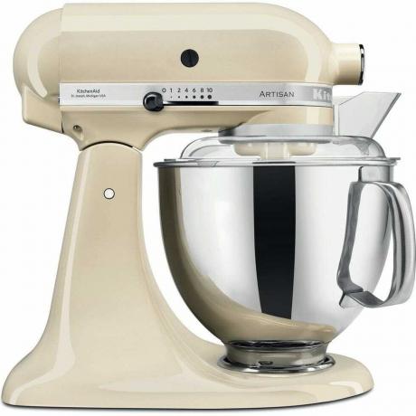 KitchenAid stojanový mixér, mandlový krém