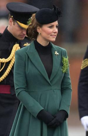 Kate Middleton a její dítě Bump byly nejroztomilejší v Emerald Green v den svatého Patricka