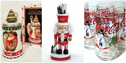 coca-cola vánoční sběratelské předměty