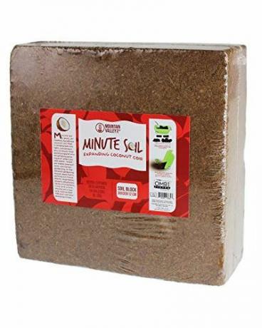 Minute Soil Compressed Coco Coir Fiber Grow Medium 