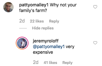 Komentář Jeremyho Roloffa k Instagramu sebe a Audreyho na farmě dělá fanoušky LPBW „smutným“