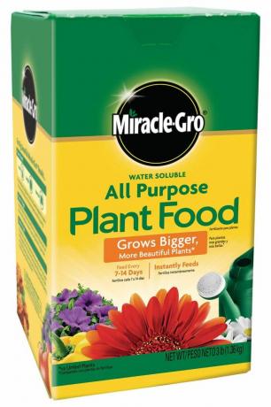Víceúčelové rostlinné krmivo Miracle-Gro rozpustné ve vodě, 3 lb
