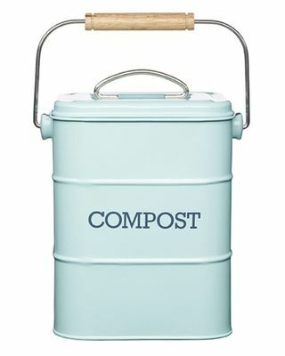 Vintage modrý kompostér