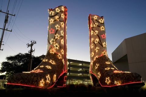 Největší kovbojské boty na světě