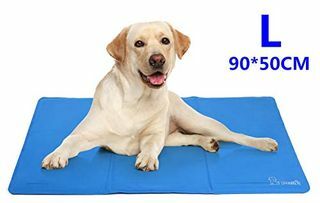 Pecute Dog Cooling Mat Large 90x50cm, Durable Pet Cool Mat Non-Toxic Gel Self Cooling Pad, skvělé pro psy koček v horkém létě