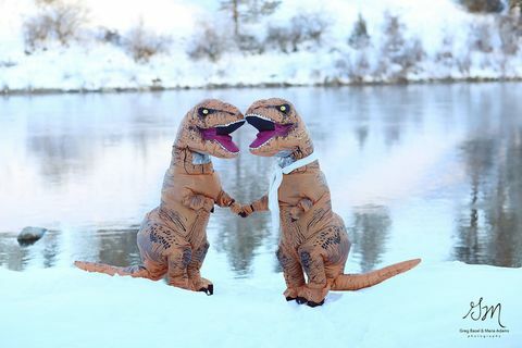 Interaktivní fotografie T-Rex