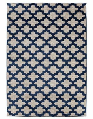 Koberec Argos Home Trellis - 120x170cm - Navy