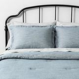Blue Twill Comforter Set